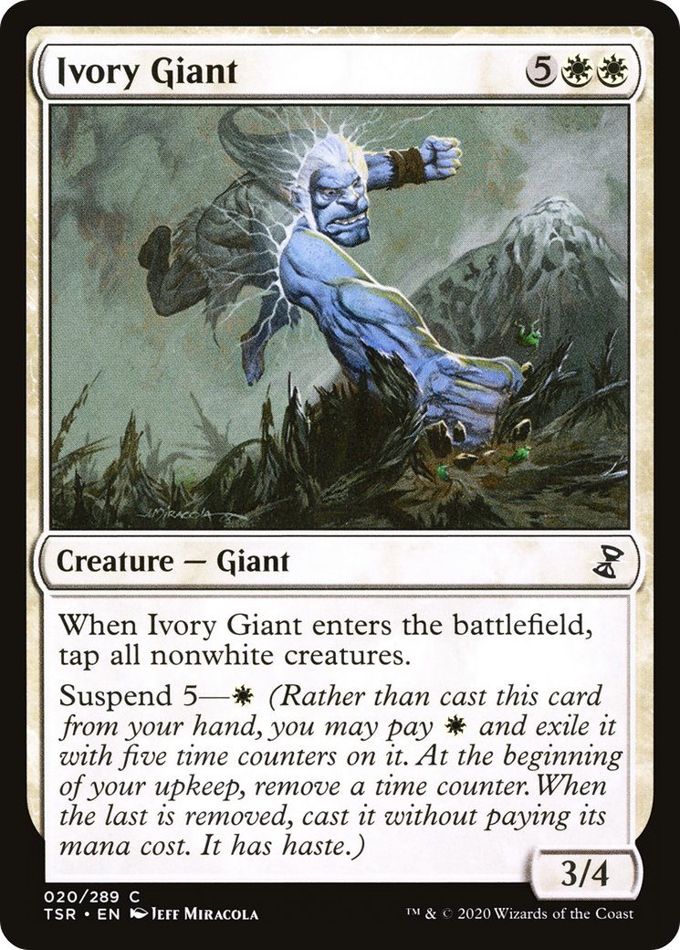 Ivory Giant (TSR-020) [Time Spiral Remastered] Foil