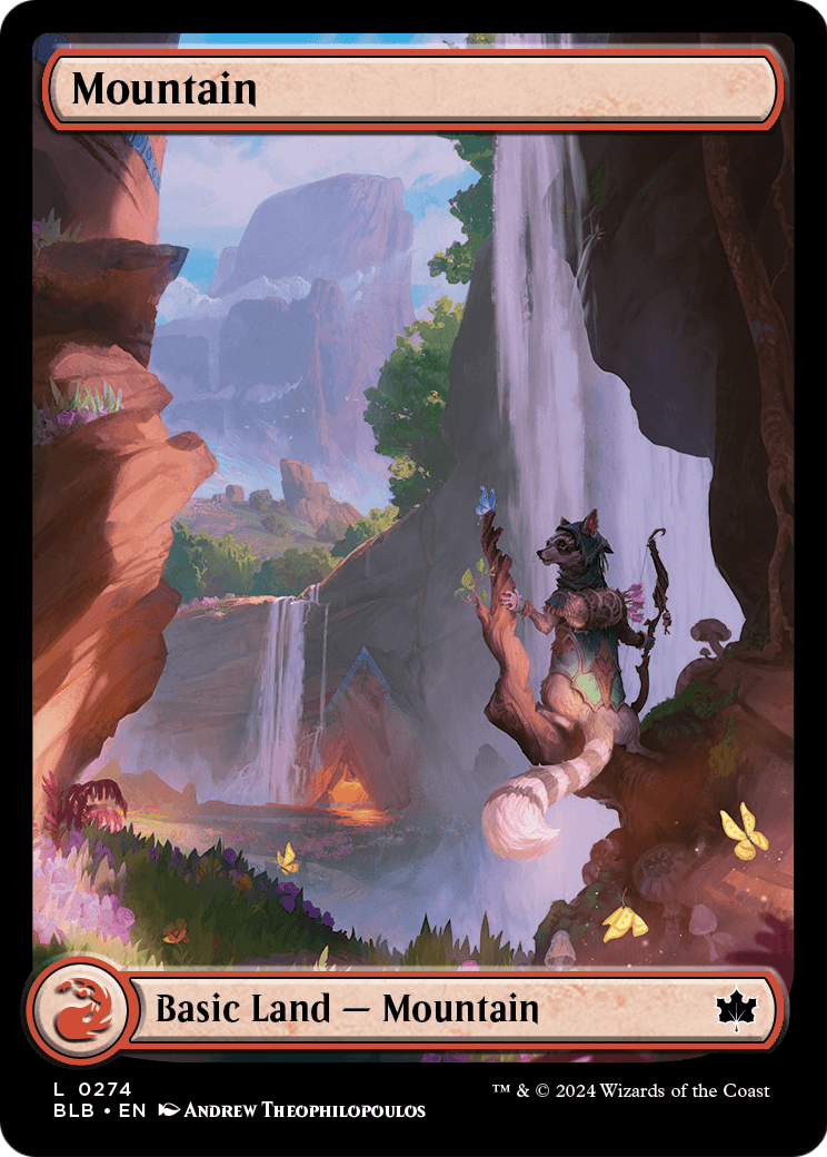 Mountain (BLB-274) [Bloomburrow] Foil