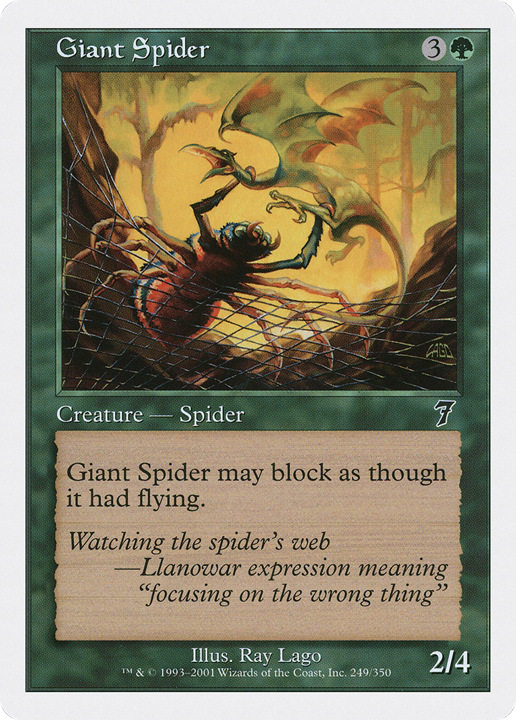 Giant Spider (7ED-249) [7th Edition]