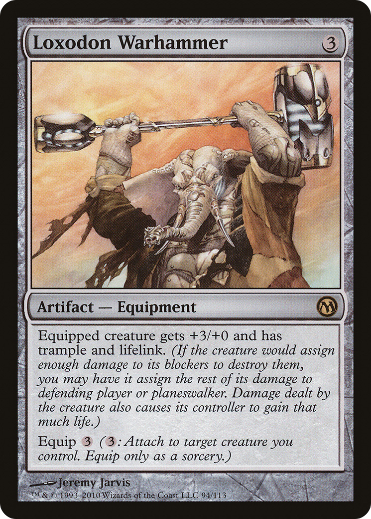 Loxodon Warhammer (DPA-094) [Duels of the Planeswalkers]