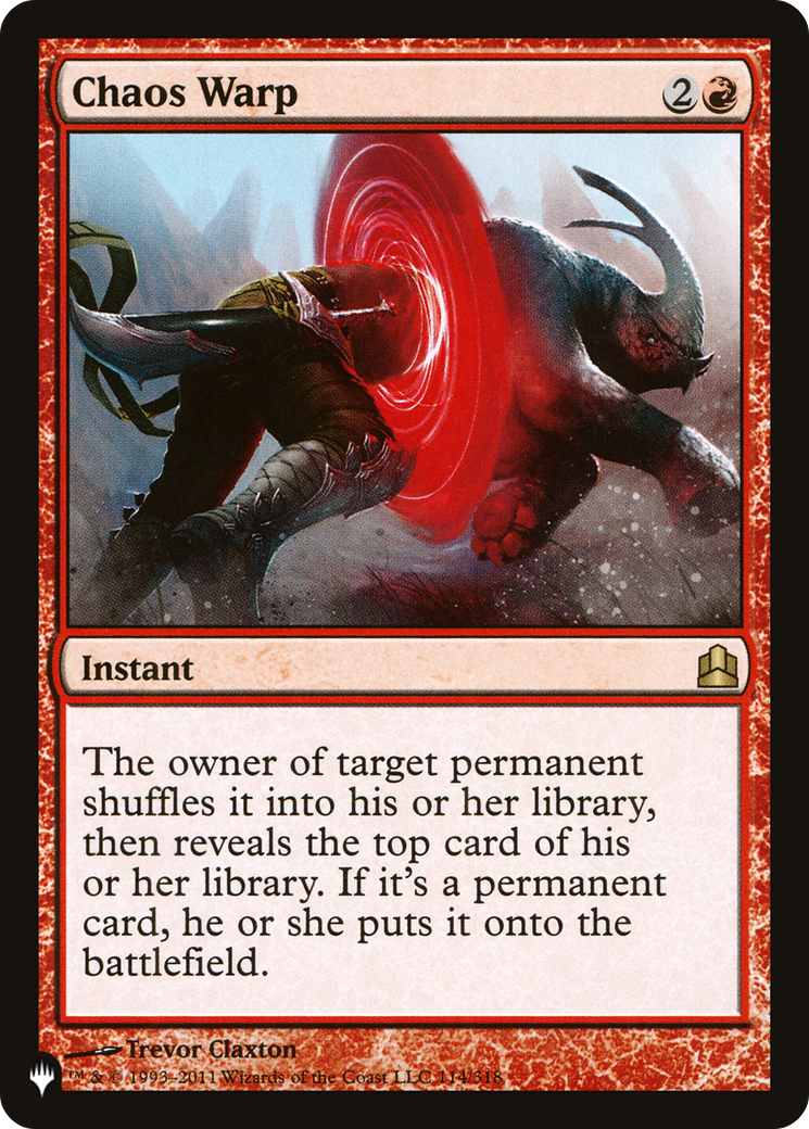 Chaos Warp (CMD) (LIST-CMD-114) [The List]