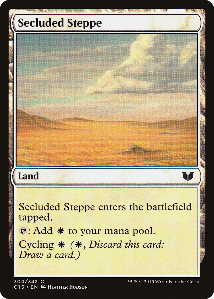 Secluded Steppe (C15-304) [Commander 2015]