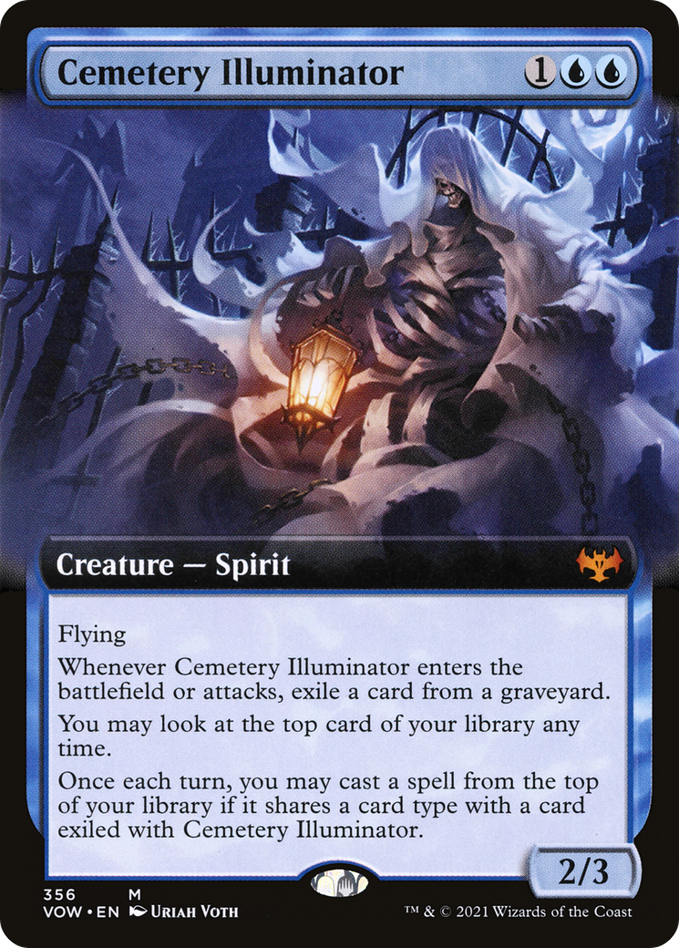 Cemetery Illuminator (Extended Art) (VOW-356) [Innistrad: Crimson Vow]