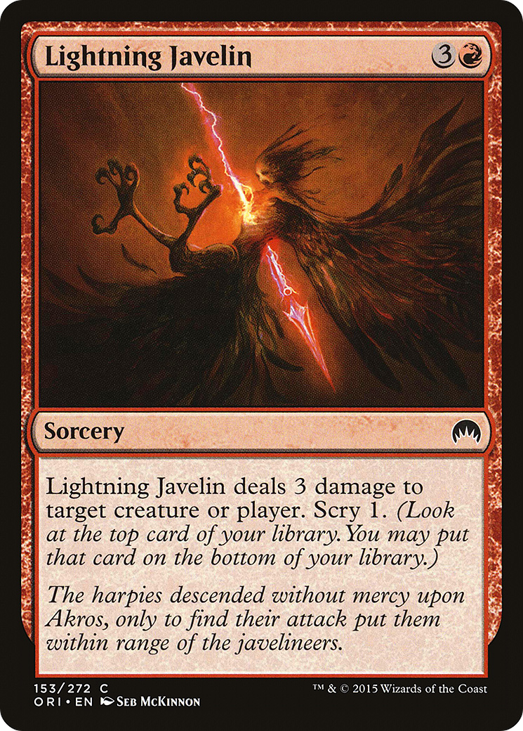 Lightning Javelin (ORI-153) [Magic Origins]
