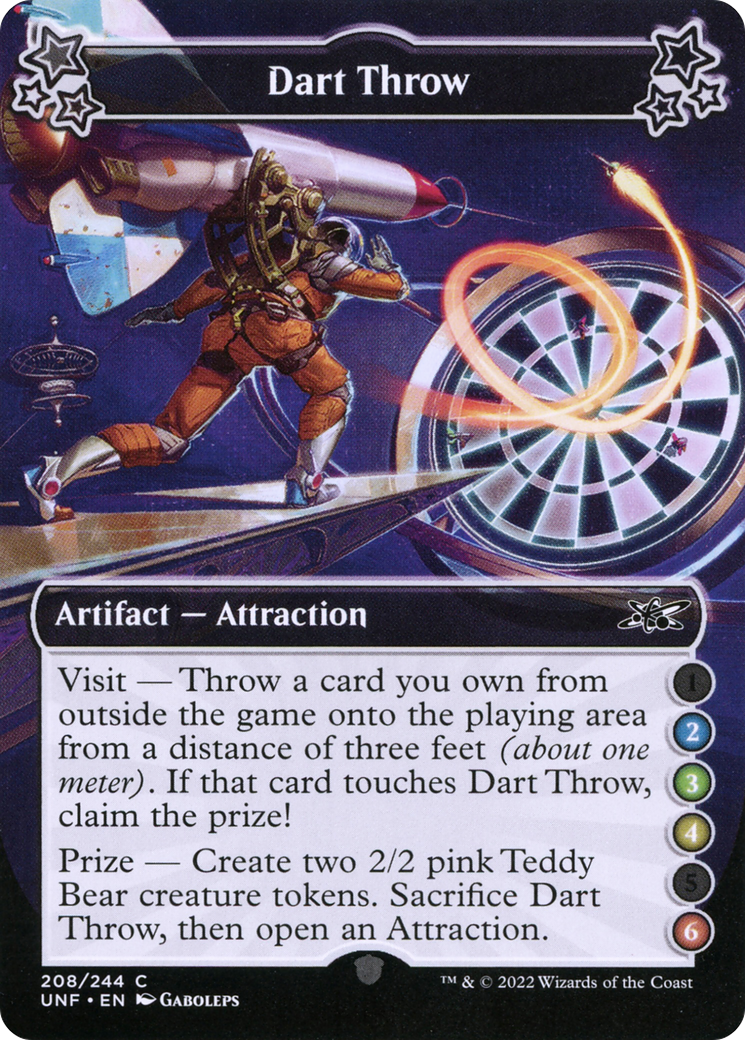 Dart Throw (2-3-4-6) (UNF-208) [Unfinity] Foil