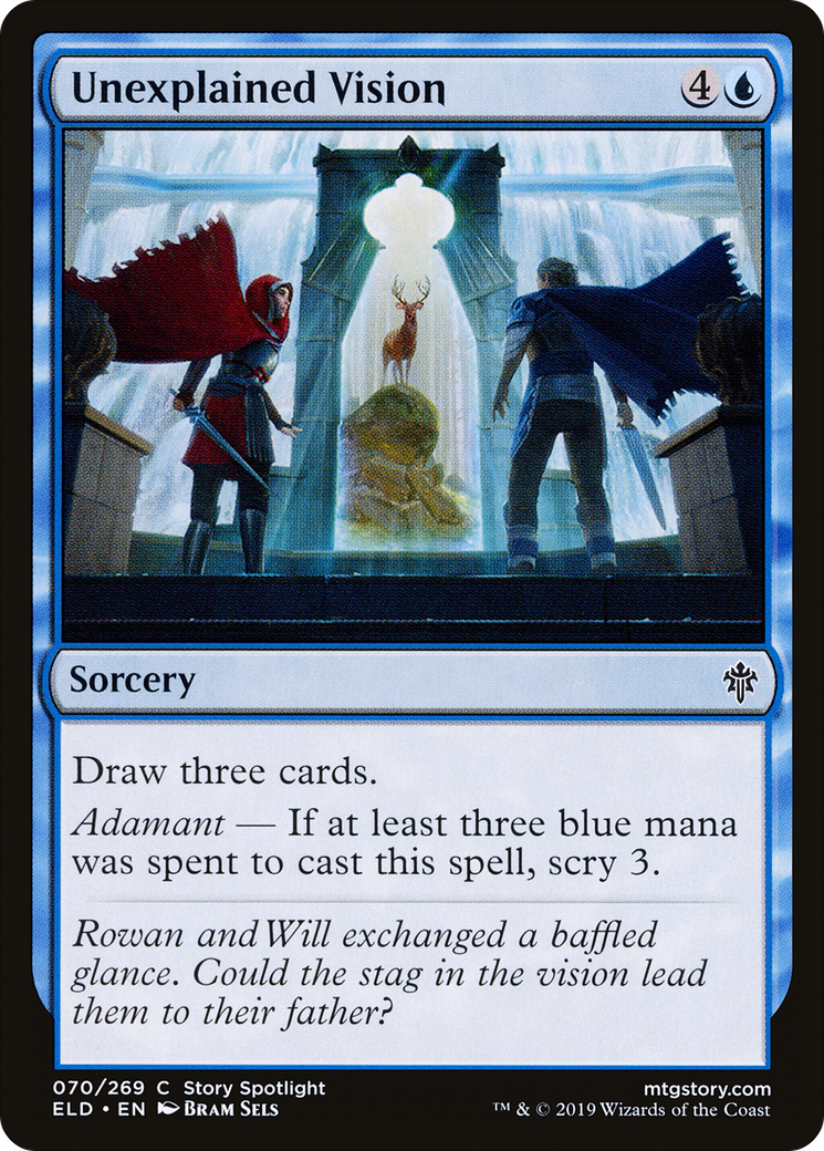 Unexplained Vision (ELD-070) [Throne of Eldraine]