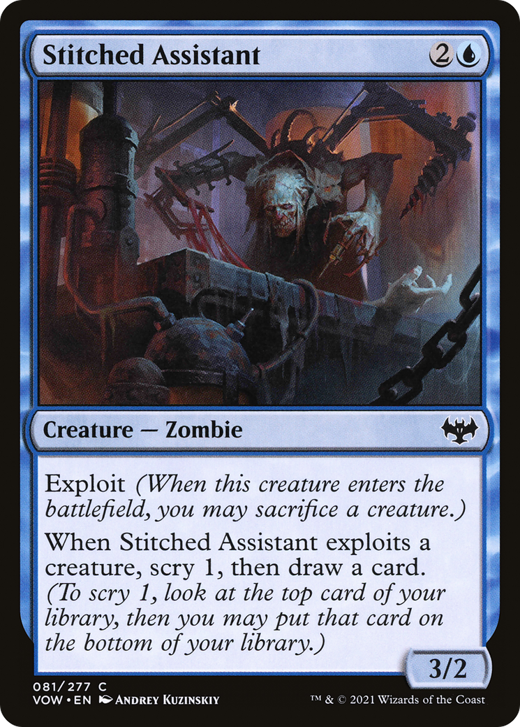 Stitched Assistant (VOW-081) [Innistrad: Crimson Vow]