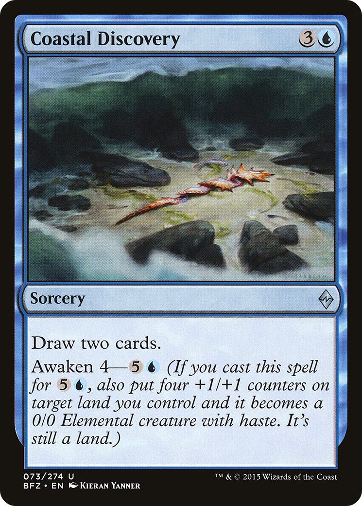 Coastal Discovery (BFZ-073) [Battle for Zendikar]