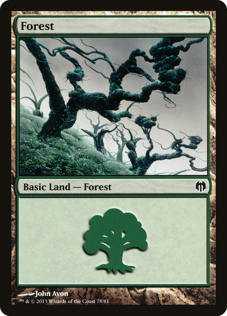 Forest (DDL-078) [Duel Decks: Heroes vs. Monsters]