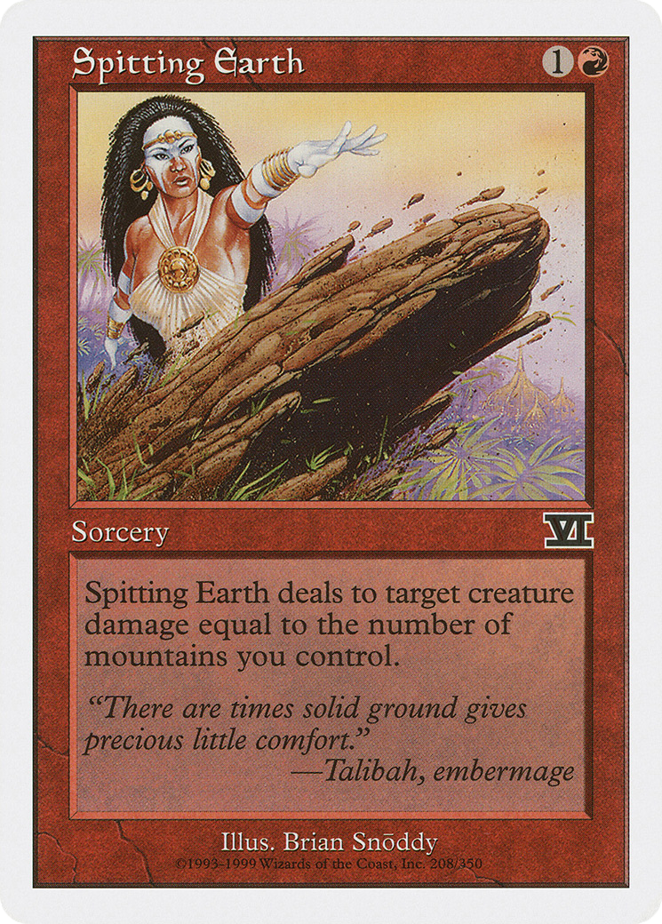 Spitting Earth (6ED-207) [Classic Sixth Edition]