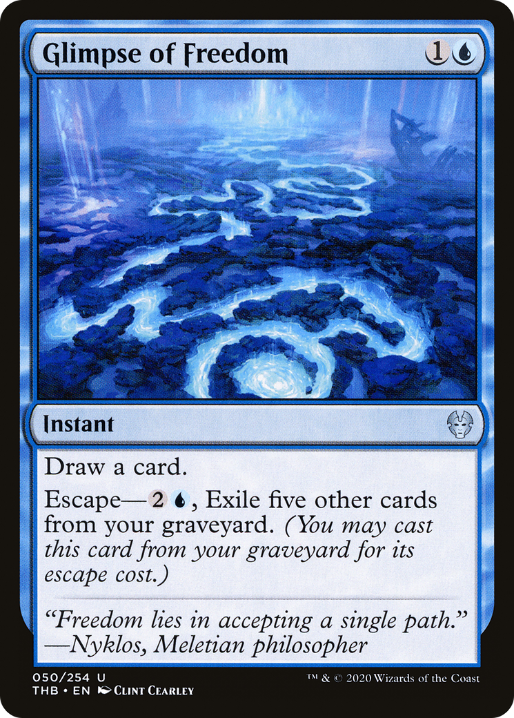 Glimpse of Freedom (THB-050) [Theros Beyond Death] Foil