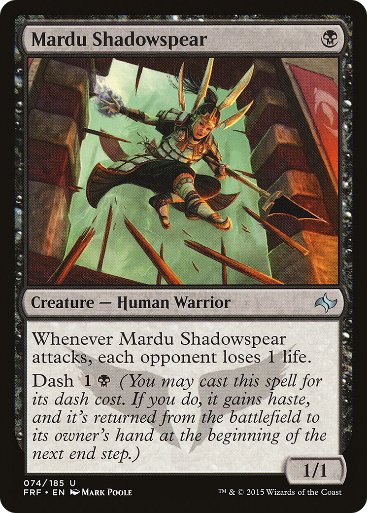Mardu Shadowspear (FRF-074) [Fate Reforged]