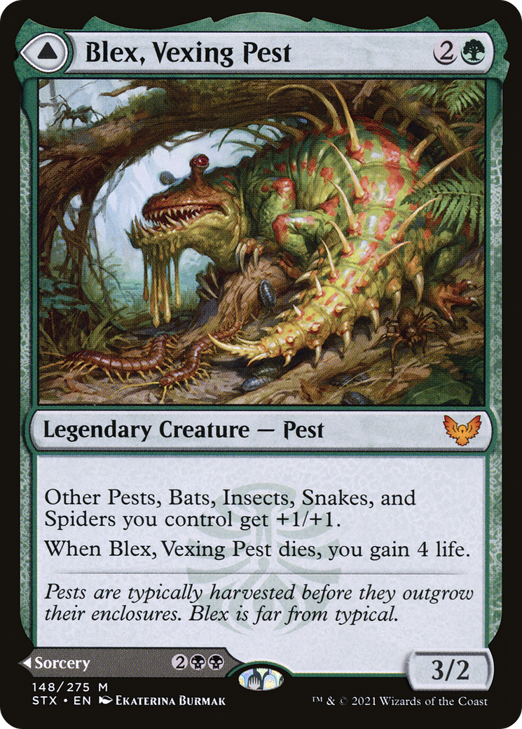 Blex, Vexing Pest (STX-148) [Strixhaven: School of Mages] Foil