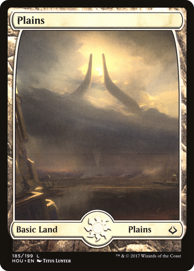Plains (185) - Full Art (HOU-185) [Hour of Devastation]