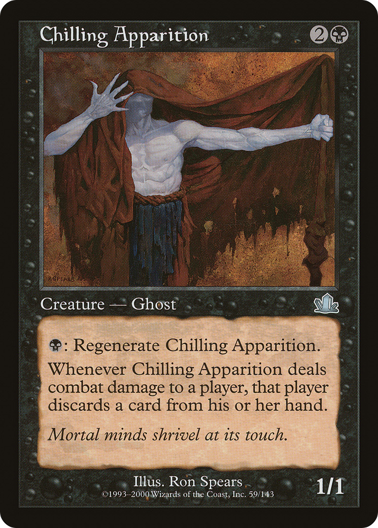 Chilling Apparition (PCY-059) [Prophecy] Foil