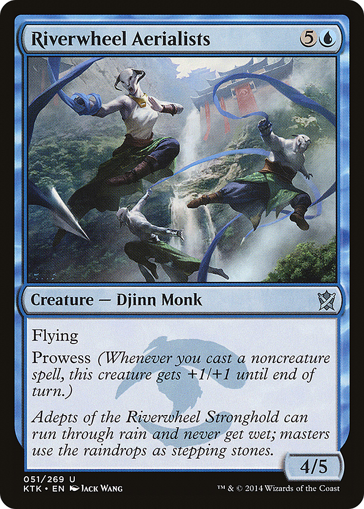 Riverwheel Aerialists (KTK-051) [Khans of Tarkir] Foil