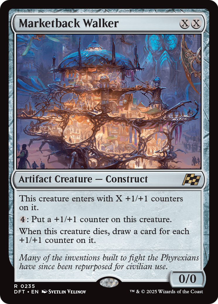 Marketback Walker (DFT-235) [Aetherdrift] Foil