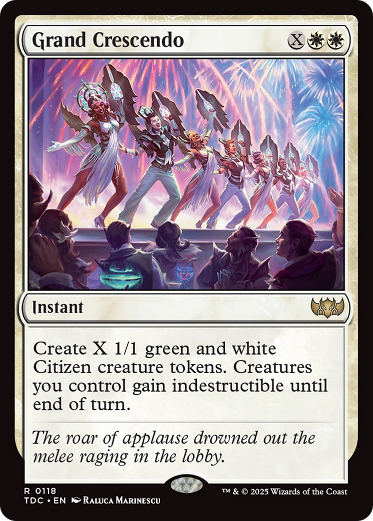 Grand Crescendo (TDC-118) [Commander: Tarkir: Dragonstorm]