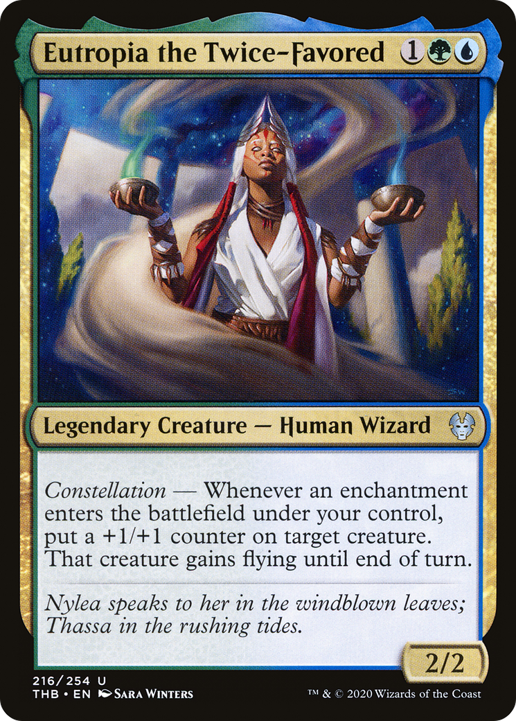 Eutropia the Twice-Favored (THB-216) [Theros Beyond Death] Foil