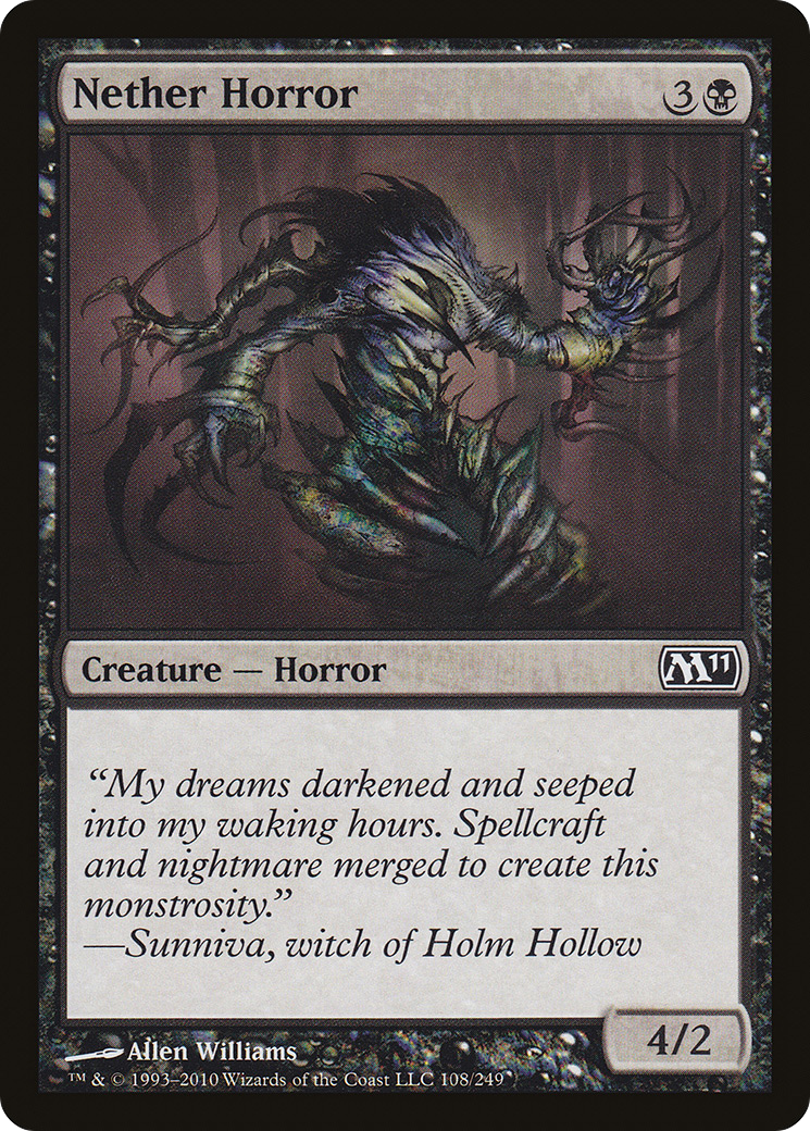 Nether Horror (M11-108) [Magic 2011]