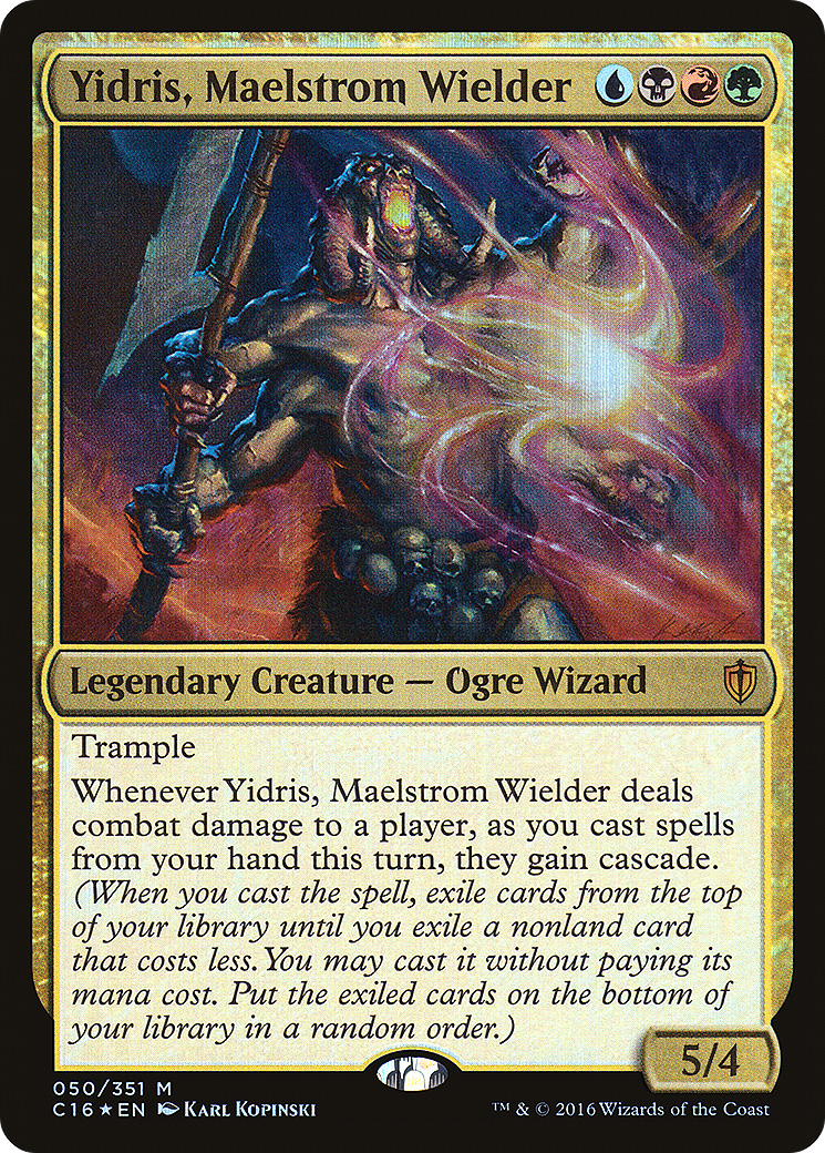 Yidris, Maelstrom Wielder (C16-050) [Commander 2016] Foil