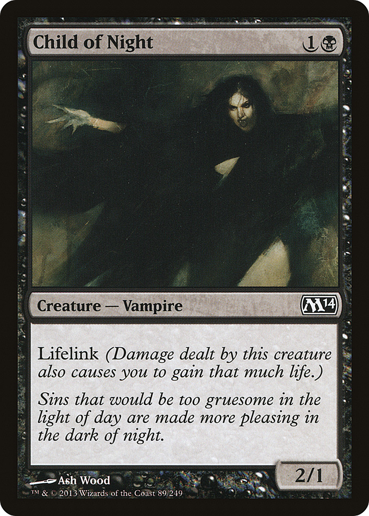 Child of Night (M14-089) [Magic 2014] Foil