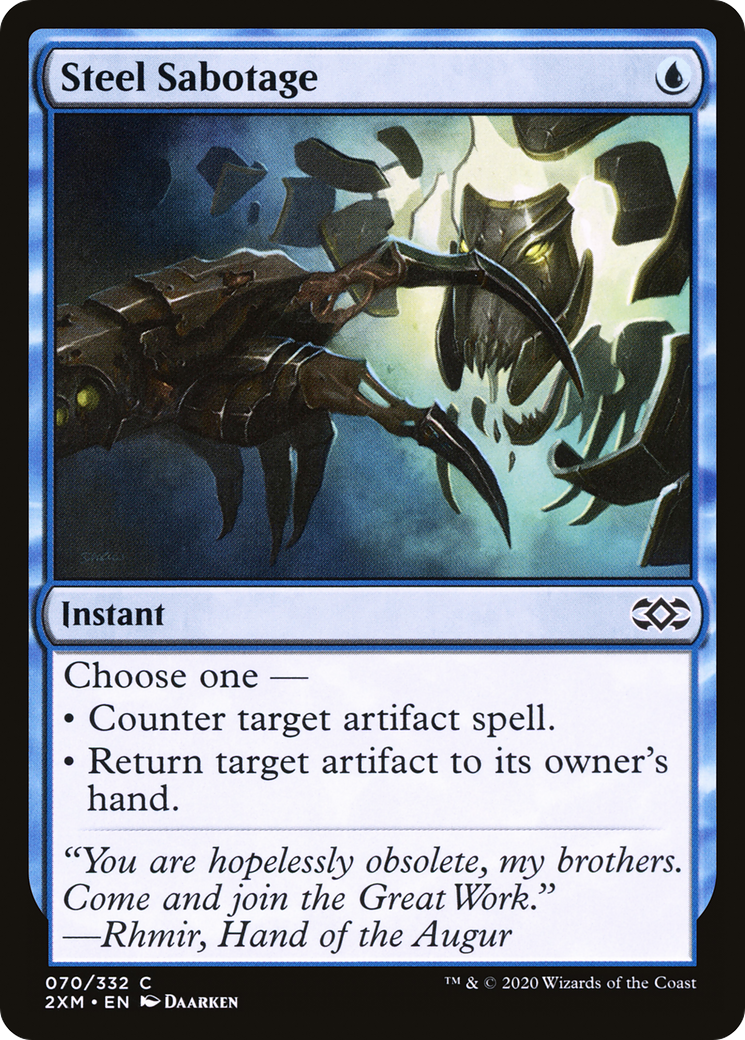 Steel Sabotage (2XM-070) [Double Masters] Foil