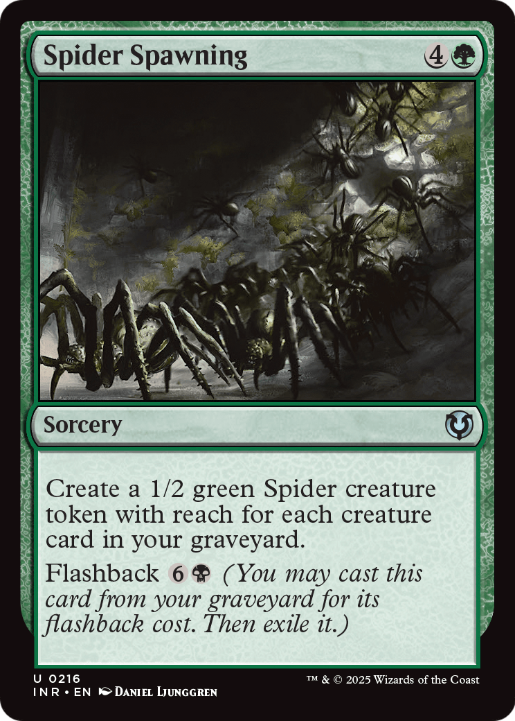 Spider Spawning (INR-216) [Innistrad Remastered] Foil