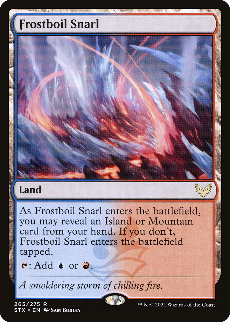 Frostboil Snarl (STX-265) [Strixhaven: School of Mages] Foil