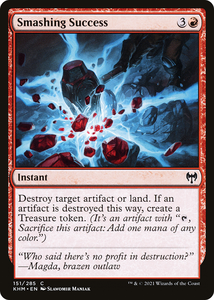 Smashing Success (KHM-151) [Kaldheim] Foil