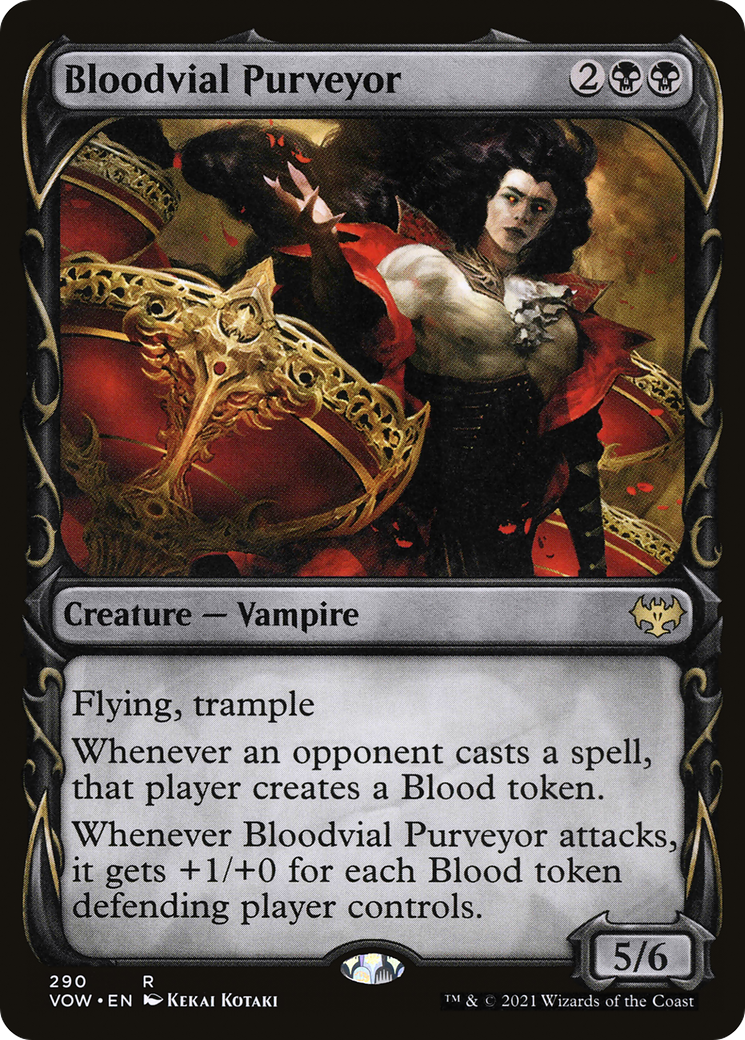 Bloodvial Purveyor (Showcase) (VOW-290) [Innistrad: Crimson Vow] Foil