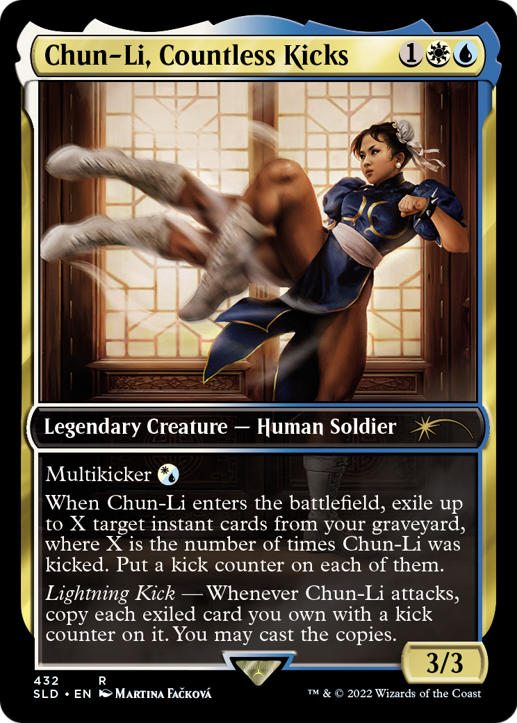 Chun-Li, Countless Kicks (SLD-432) [Secret Lair Drop] Foil