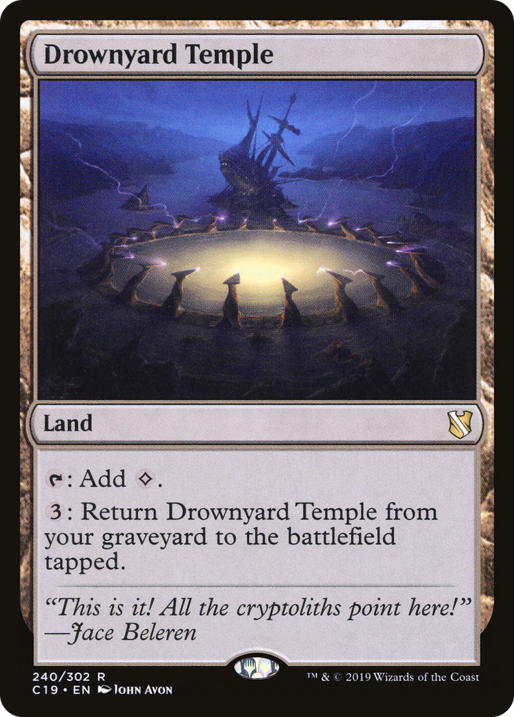 Drownyard Temple (C19-240) [Commander 2019]