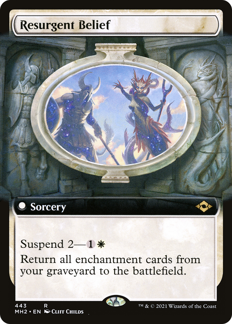 Resurgent Belief (Extended Art) (MH2-443) [Modern Horizons 2] Foil