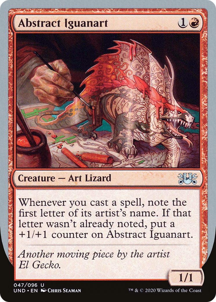 Abstract Iguanart (UND-047) [Unsanctioned]