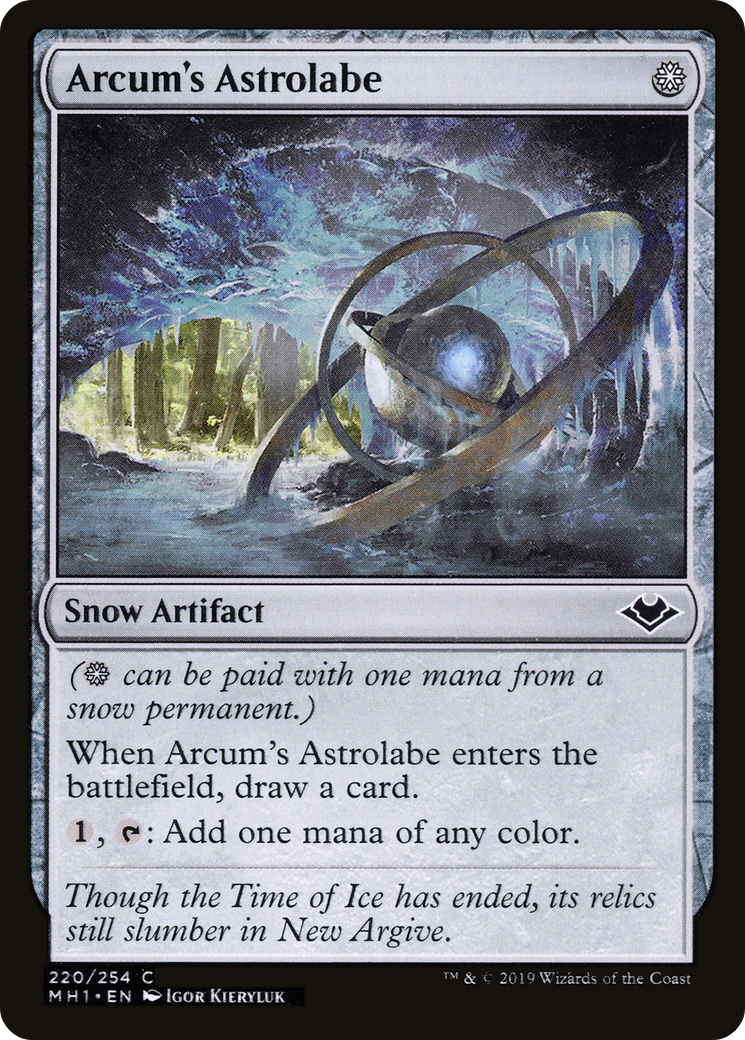 Arcum's Astrolabe (MH1-220) [Modern Horizons] Foil