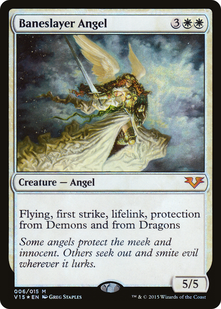 Baneslayer Angel (V15-006) [From the Vault: Angels] Foil