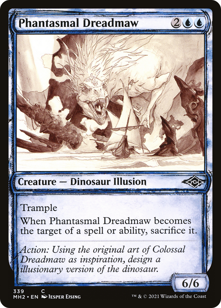 Phantasmal Dreadmaw (Showcase) (MH2-339) [Modern Horizons 2] Foil