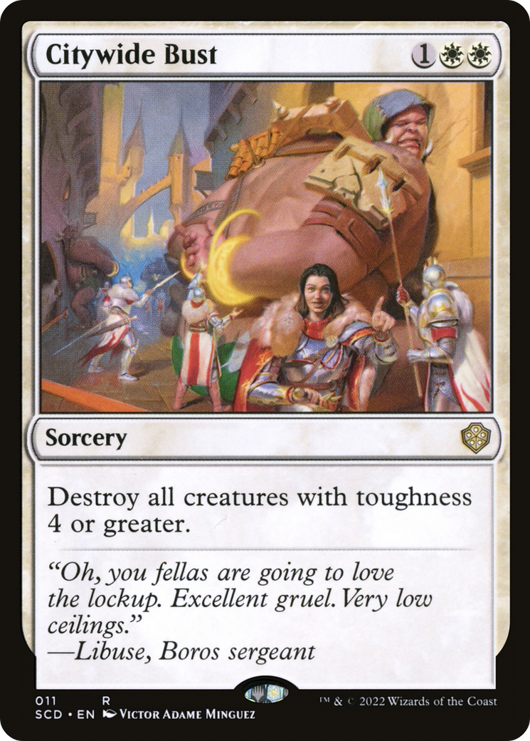 Citywide Bust (SCD-011) [Starter Commander Decks]