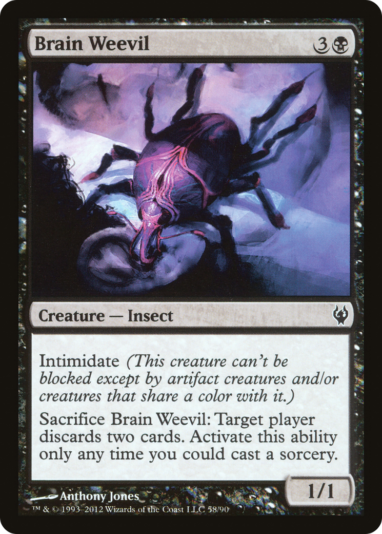 Brain Weevil (DDJ-058) [Duel Decks: Izzet vs. Golgari]