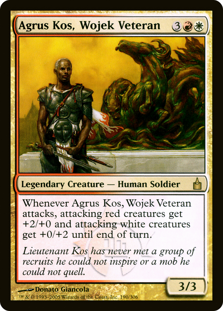 Agrus Kos, Wojek Veteran (RAV-190) [Ravnica: City of Guilds] Foil