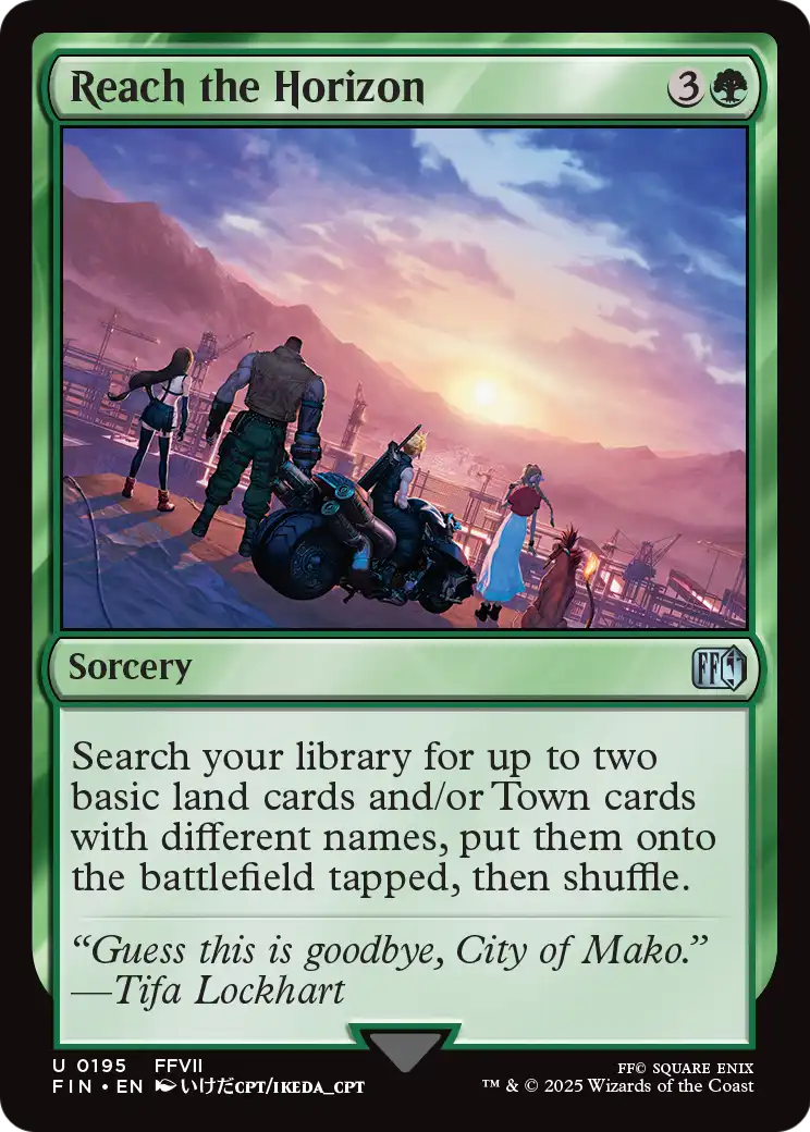 Reach the Horizon (FIN-195) [FINAL FANTASY] Foil