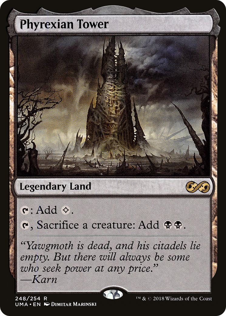 Phyrexian Tower (UMA-248) [Ultimate Masters] Foil