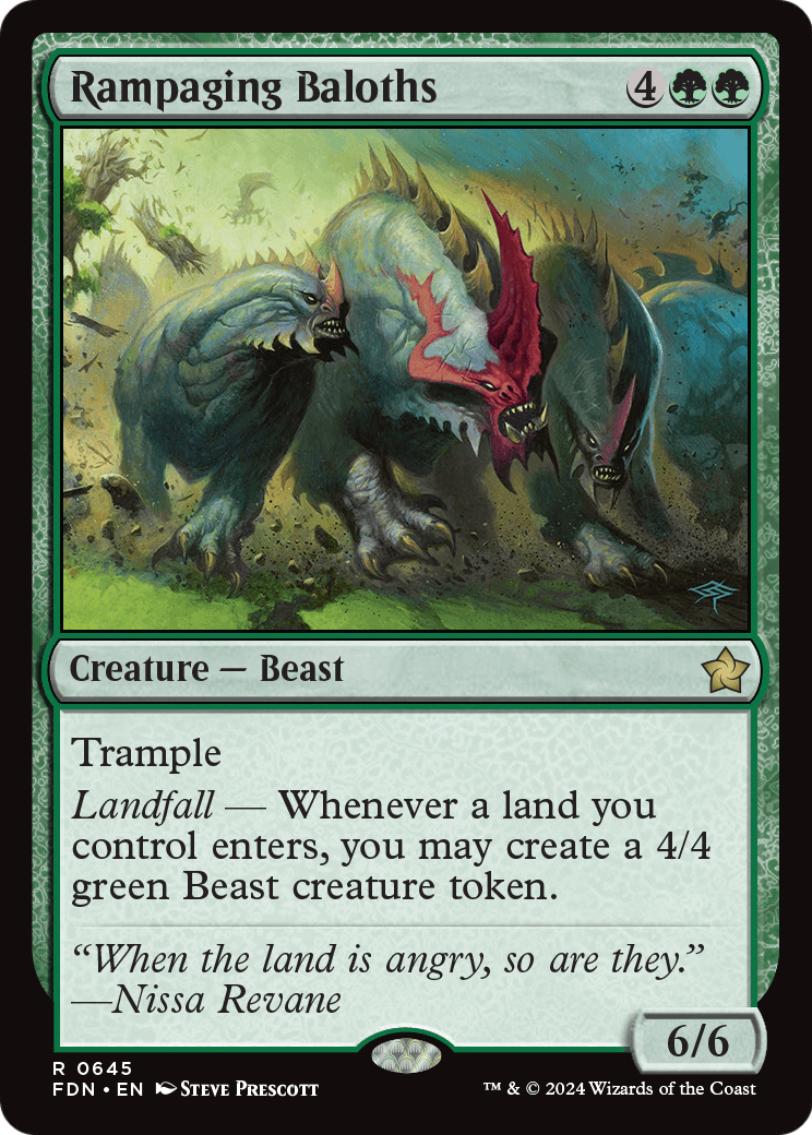 Rampaging Baloths (FDN-645) [Foundations]