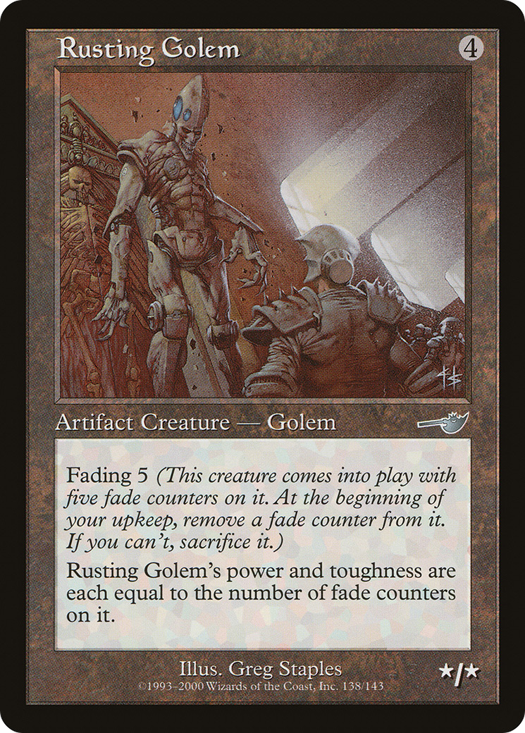 Rusting Golem (NMS-138) [Nemesis] Foil