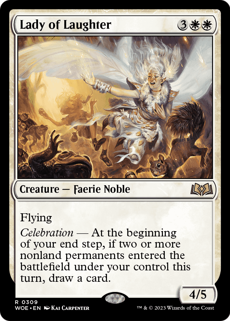 Lady of Laughter (WOE-309) [Wilds of Eldraine] Foil