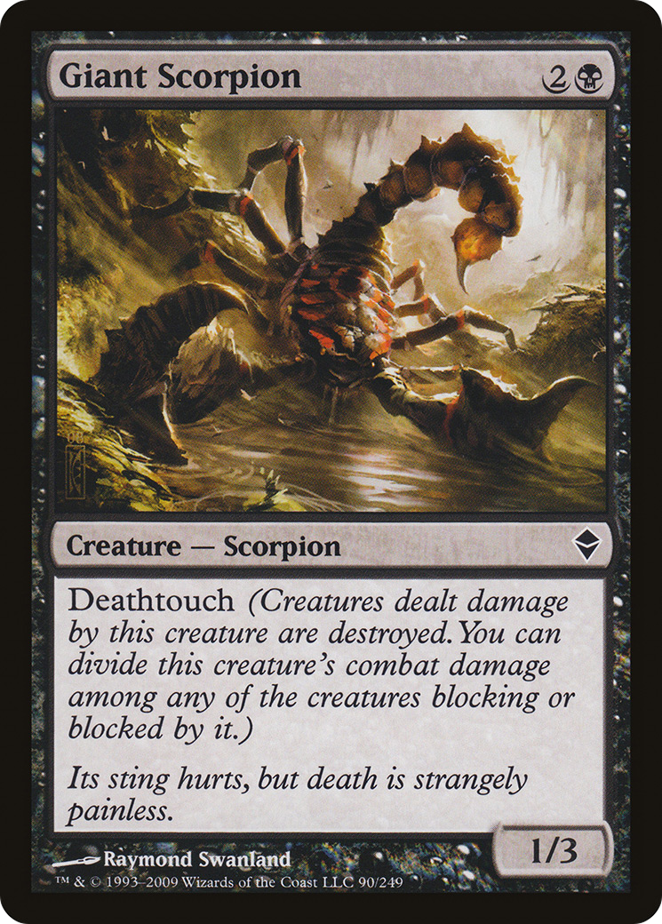Giant Scorpion (ZEN-090) [Zendikar]