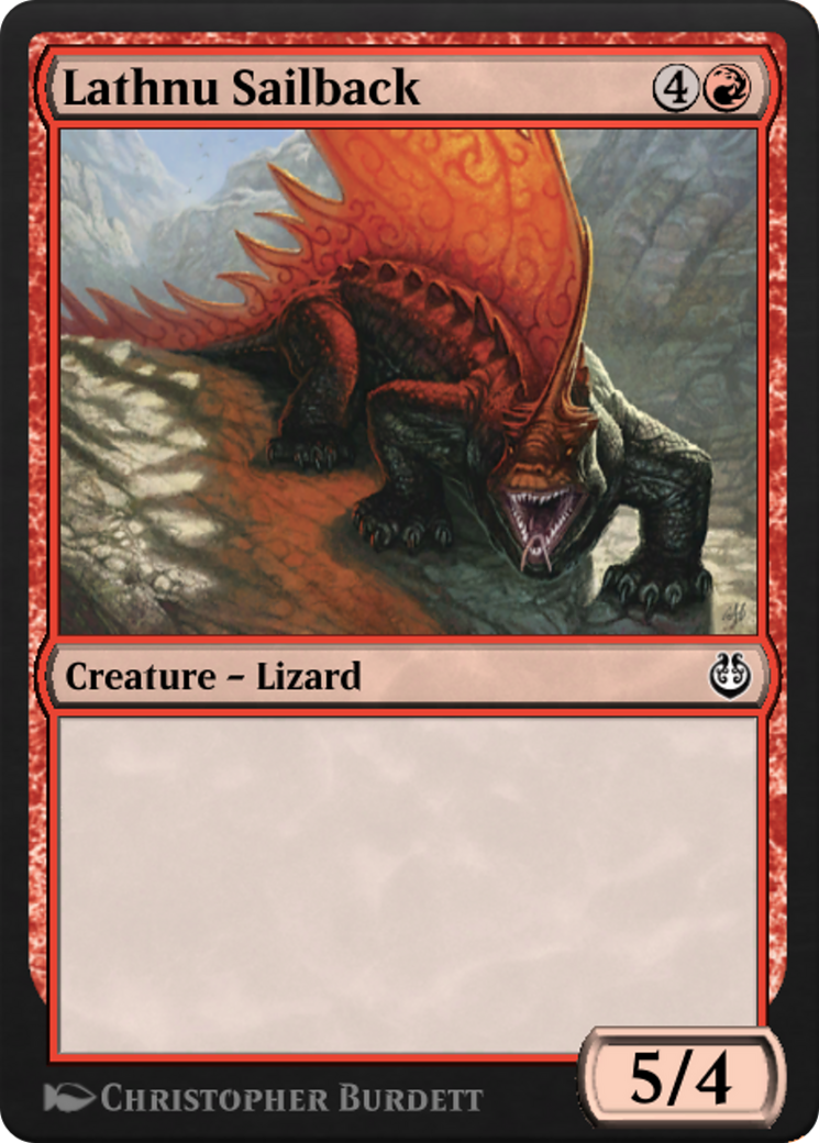 Lathnu Sailback (KLR-135) [Kaladesh Remastered]