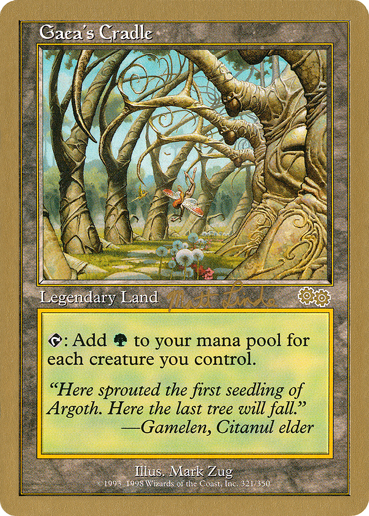 Gaea's Cradle - 1999 Matt Linde (USG) [World Championship Decks 1999]