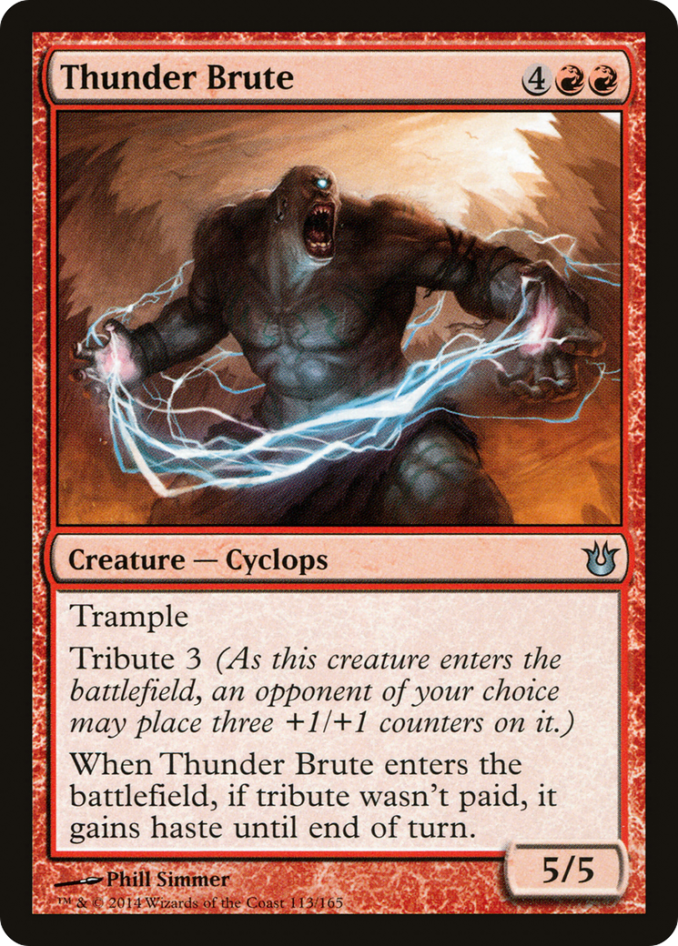 Thunder Brute (BNG-113) [Born of the Gods] Foil